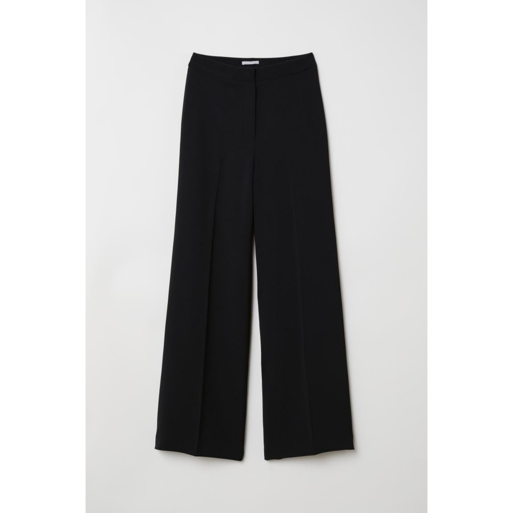 Wide Leg high rise black trouser 🌿